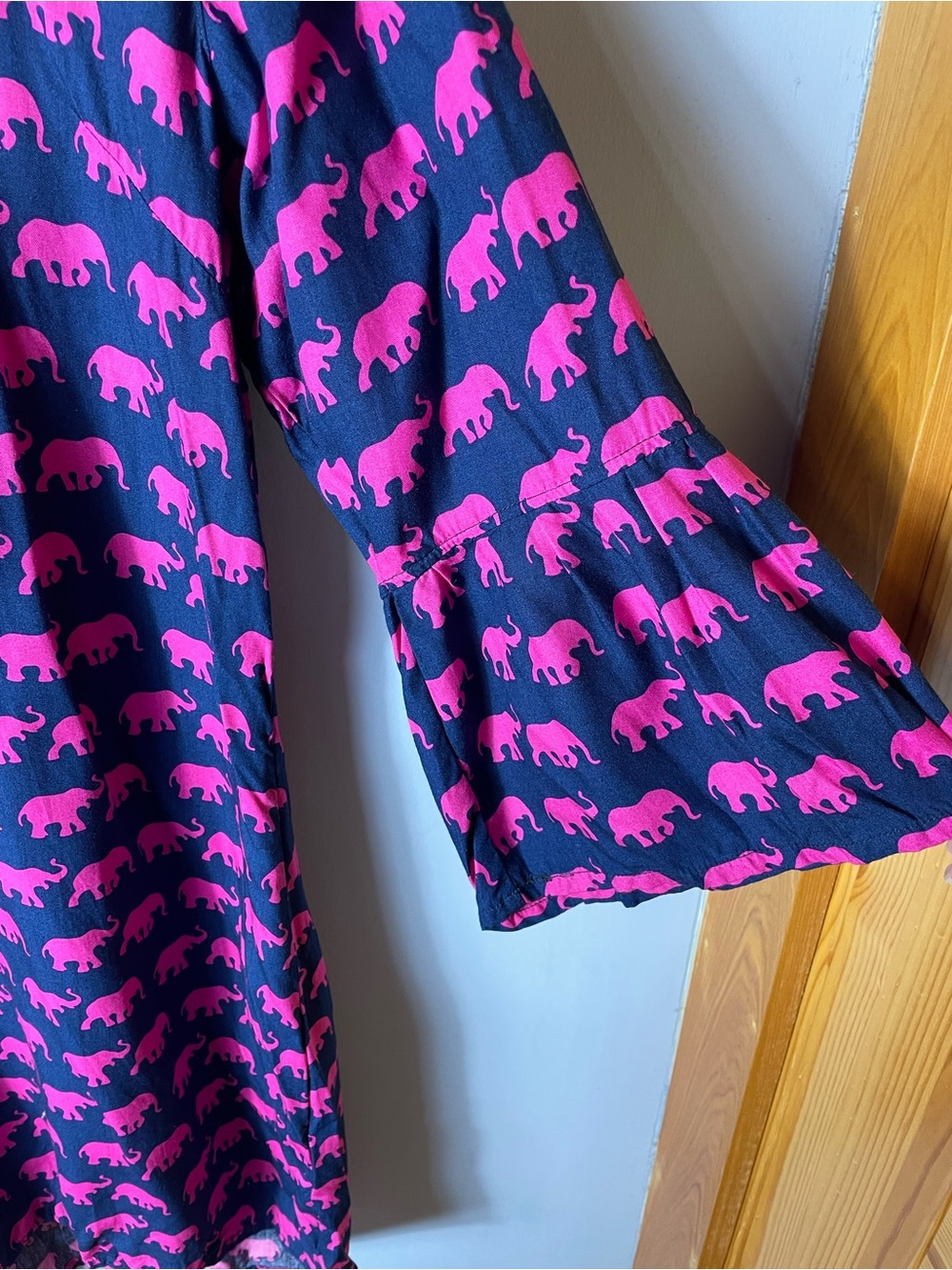 Escapada Pink Elephant Print Shift Dress - Picture 4 of 5